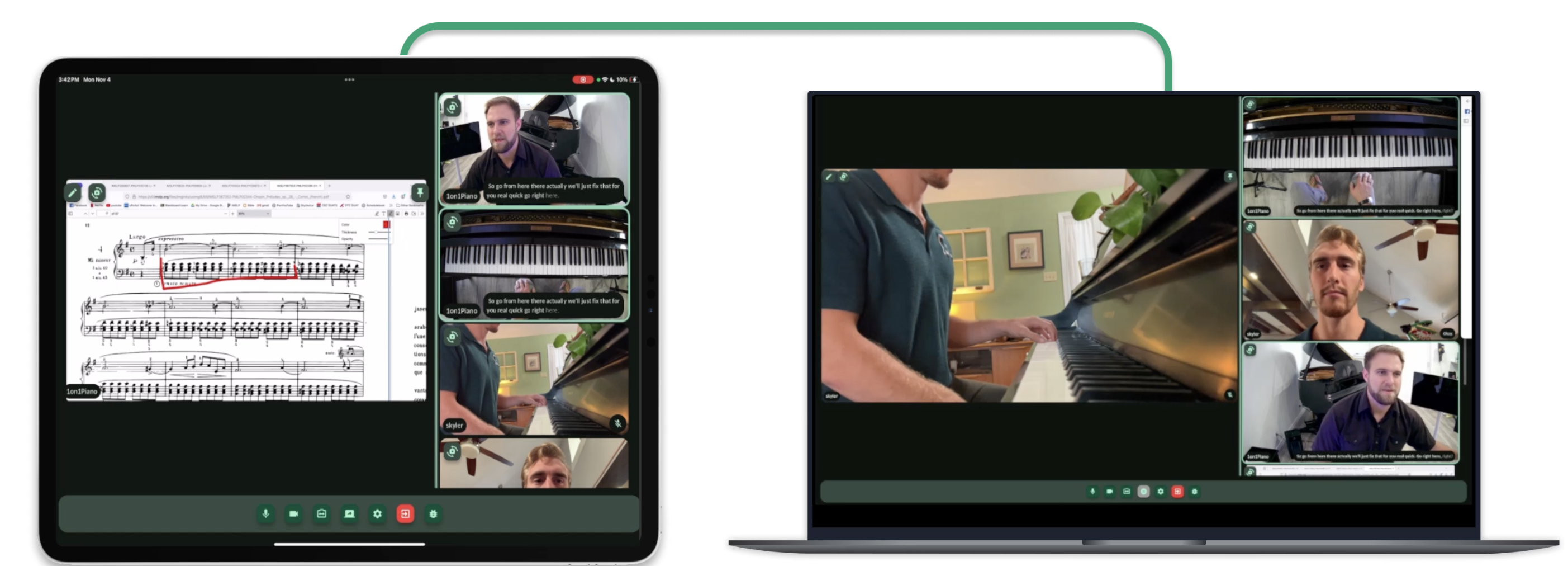 1on1 Piano Screenshot